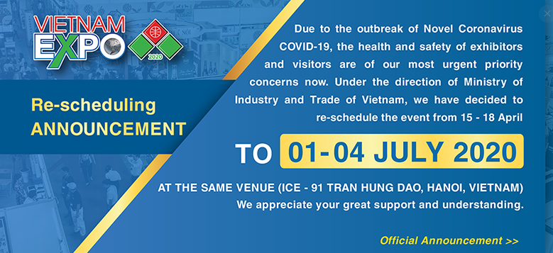 Vietnam Expo Coronavirus statement
