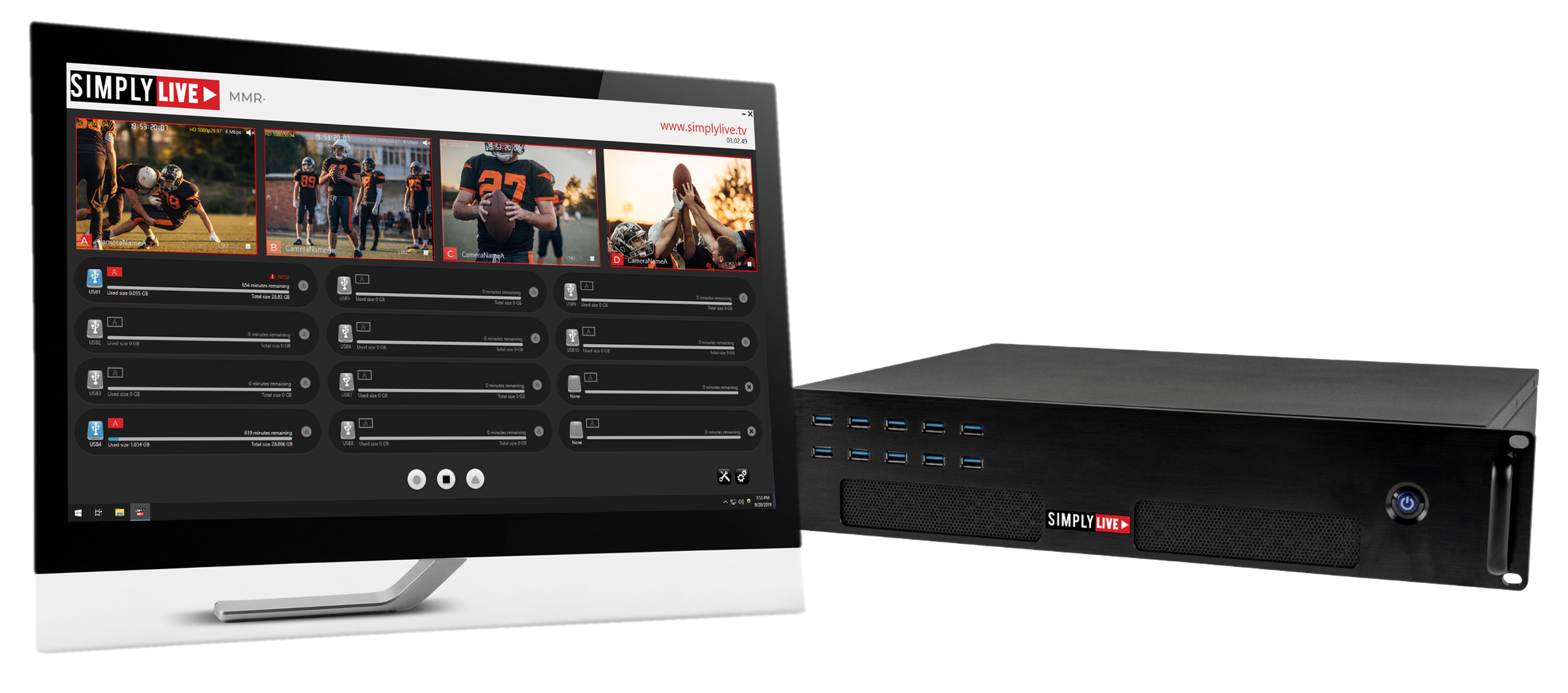 Simplylive MMR Live Streaming and USB Recorders