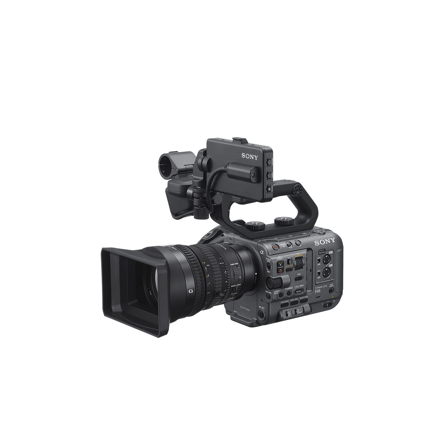 Sony FX6 Full Frame 4K Cinema camera with FE PZ 28-135mm f/4 G OSS