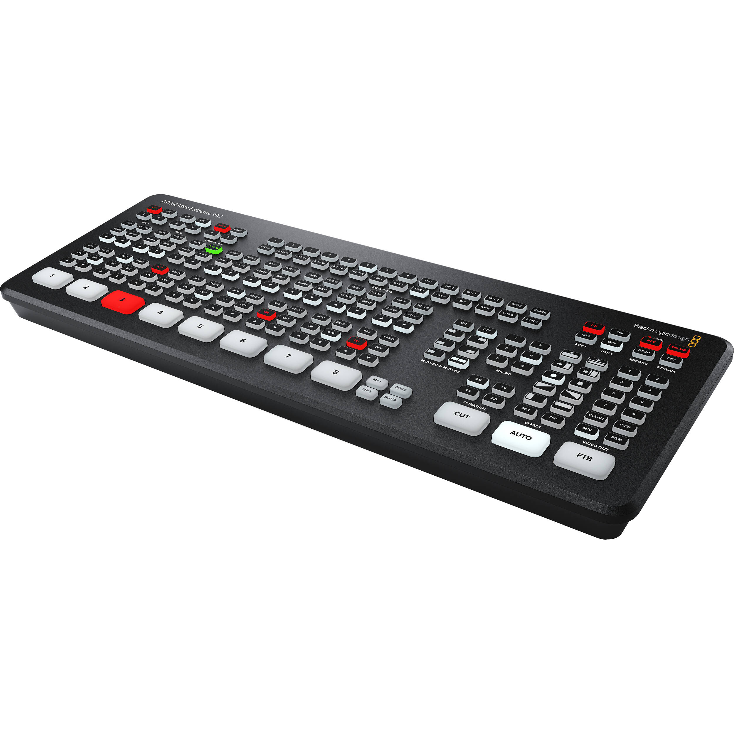 Bluetooth Dark Black Non-Linear Editing Keyboard Video Clip for Premiere Custom Buttons 